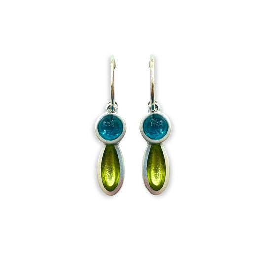 Orchard Daisy Shiny Creole Earrings