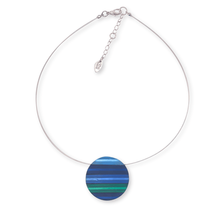 Pacific Geometric Circles Matte Pendant