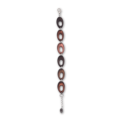 Nougat Hollow Nuggets Matte Bracelet | The Jewellery Stop