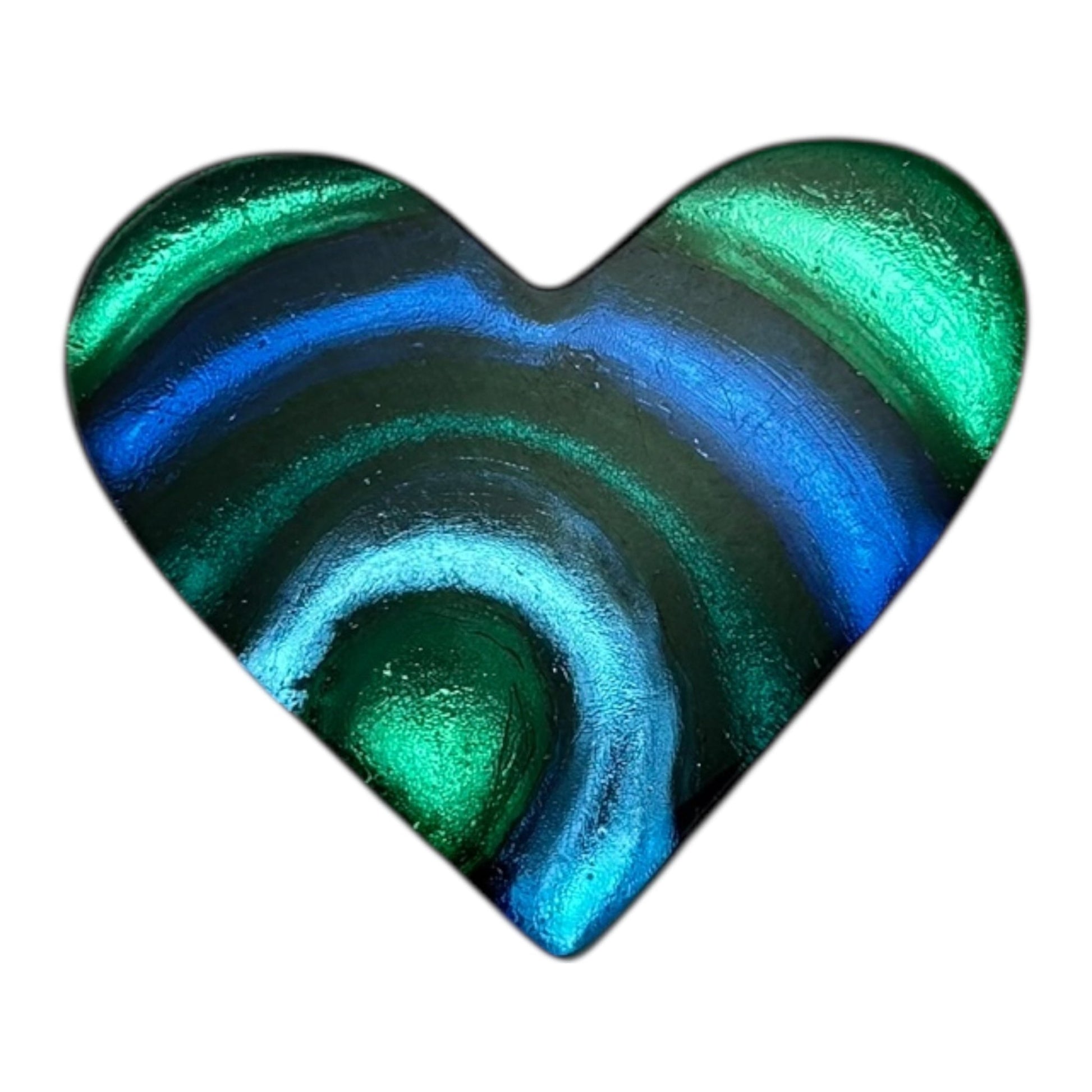 Crystal Heart Swirl Shiny Brooch | The Jewellery Stop