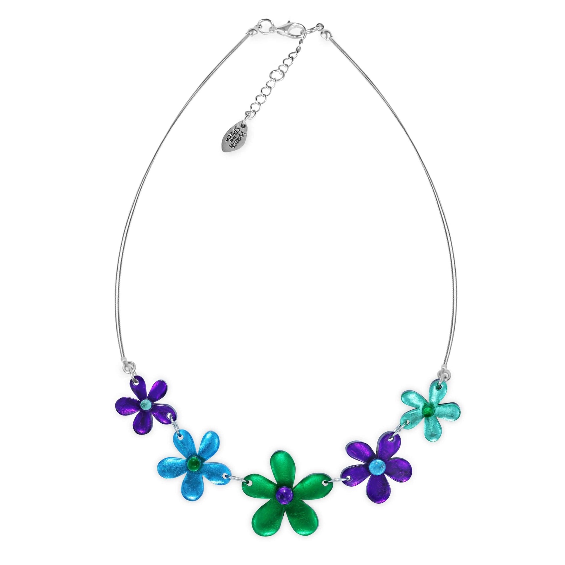 Aurora Flower Shiny Necklace | The Jewellery Stop