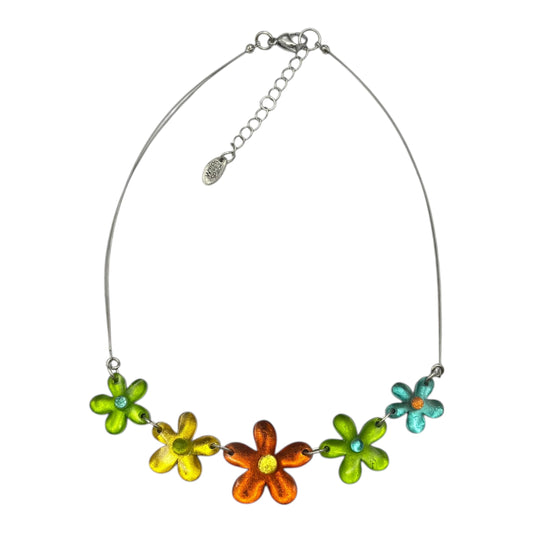 Zest Flower Shiny Necklace