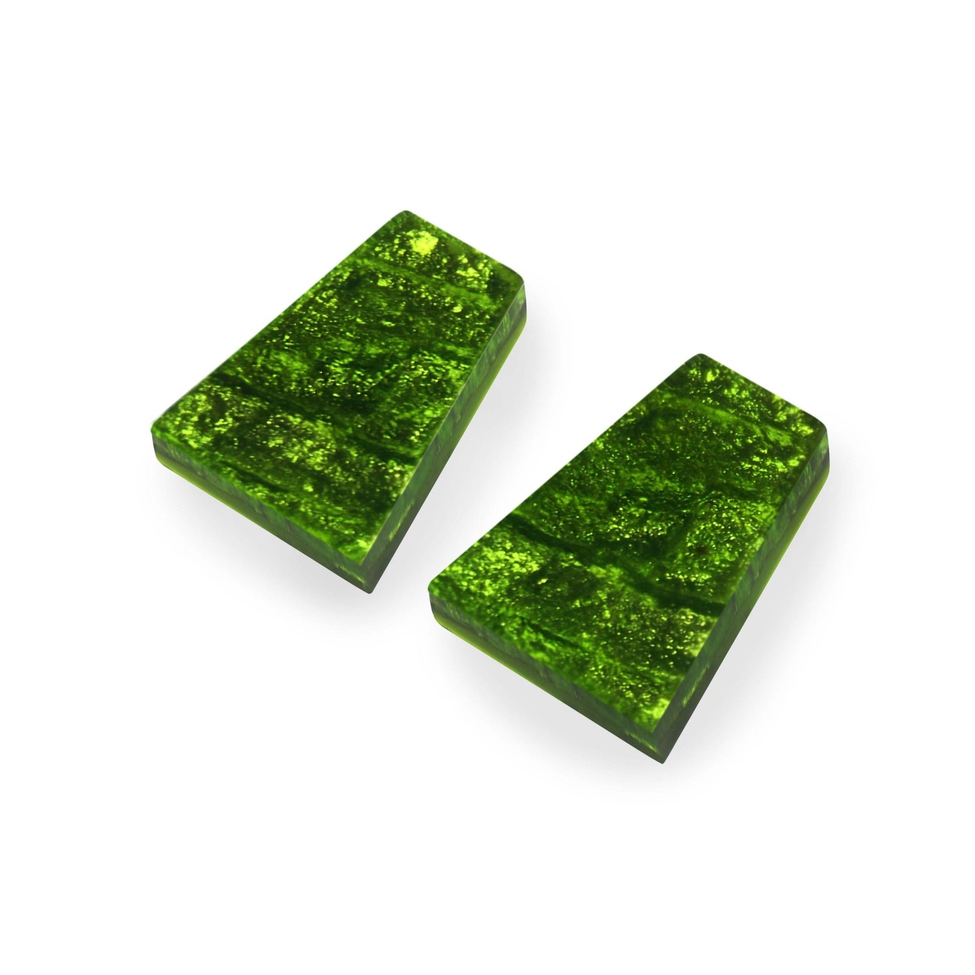 Nessie Aztec Shiny Large Stud Earrings | The Jewellery Stop