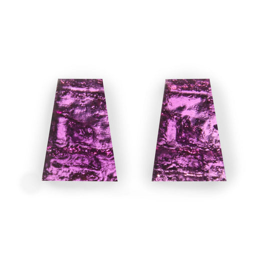 Rainbow Aztec Shiny Large Stud Earrings | The Jewellery Stop