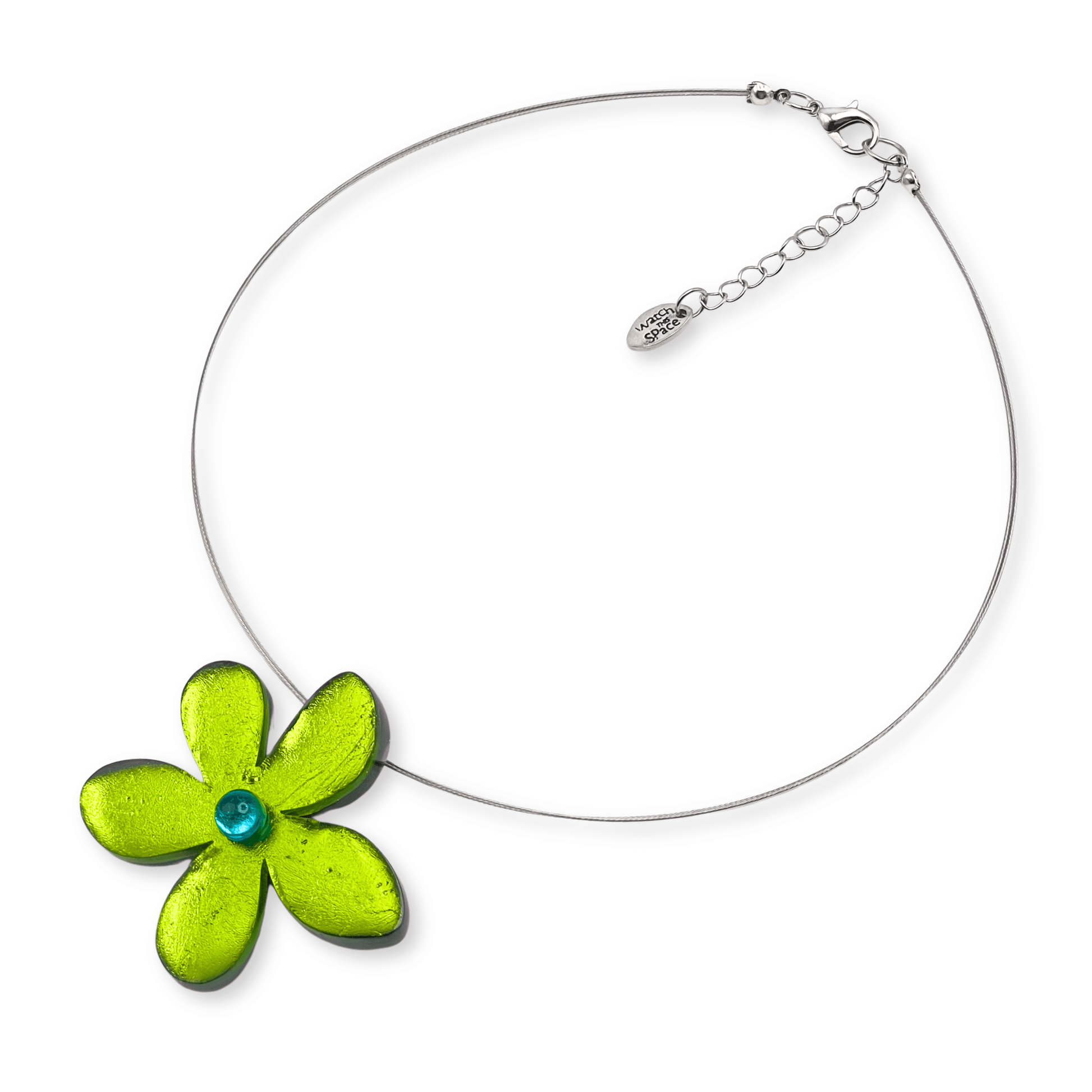 Seaweed Flower Shiny Large Pendant