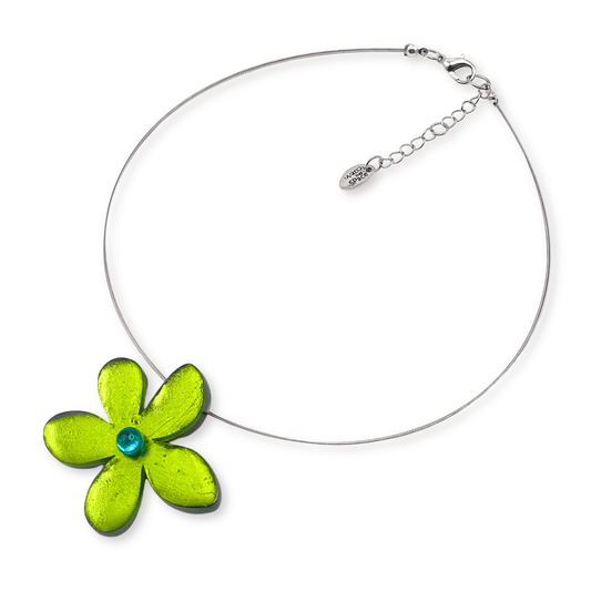 Seaweed Flower Shiny Large Pendant