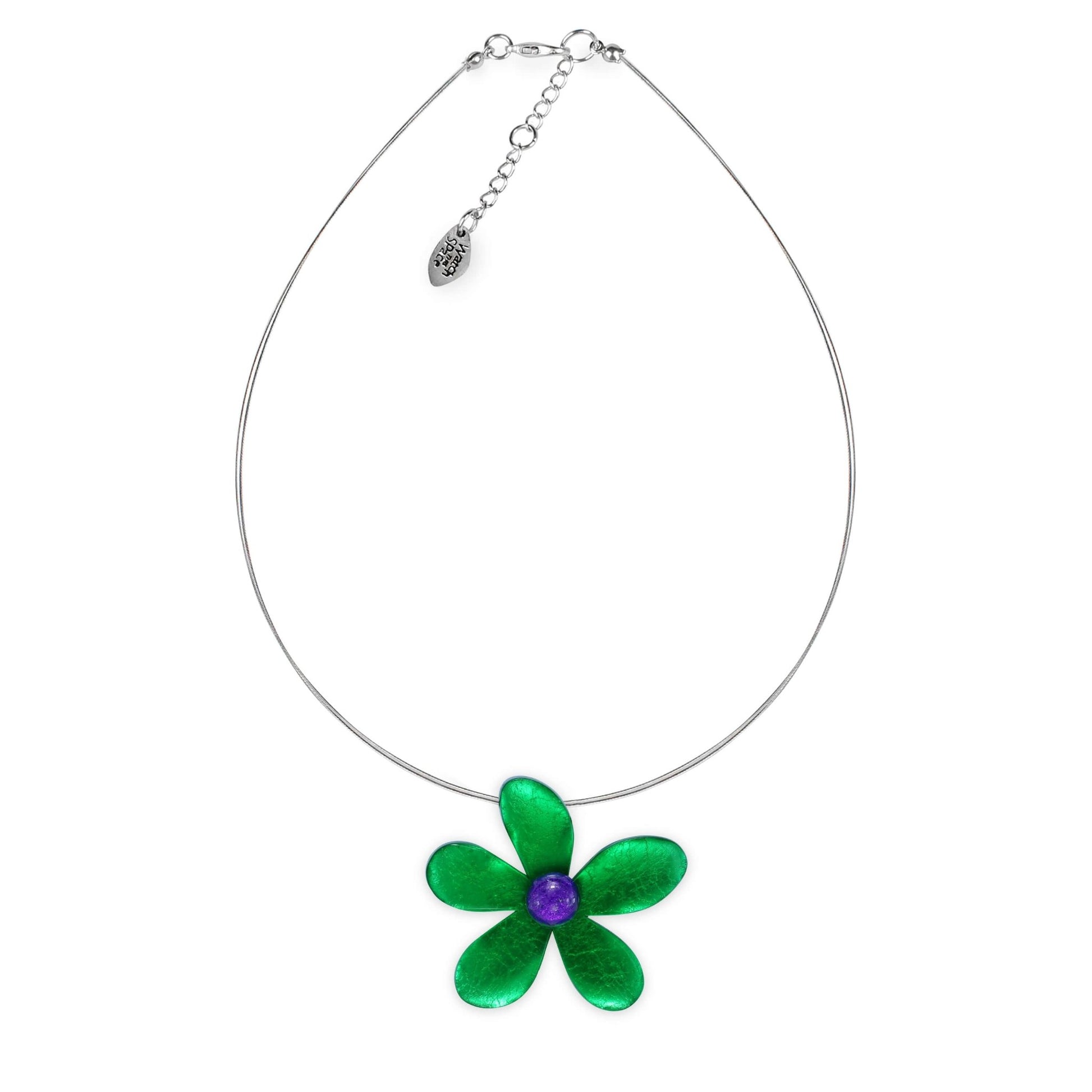 Aurora Flower Shiny Small Pendant | The Jewellery Stop