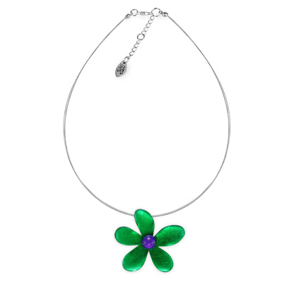 Aurora Flower Shiny Small Pendant | The Jewellery Stop