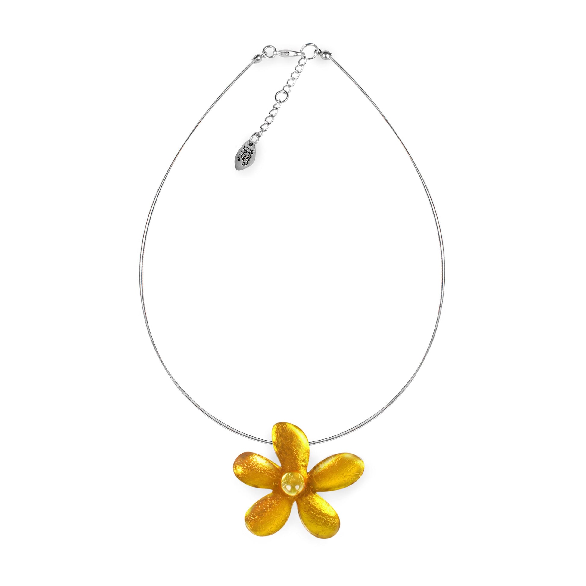 Palomino Flower Shiny Small Pendant