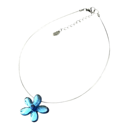 Crystal Flower Shiny Small Pendant | The Jewellery Stop