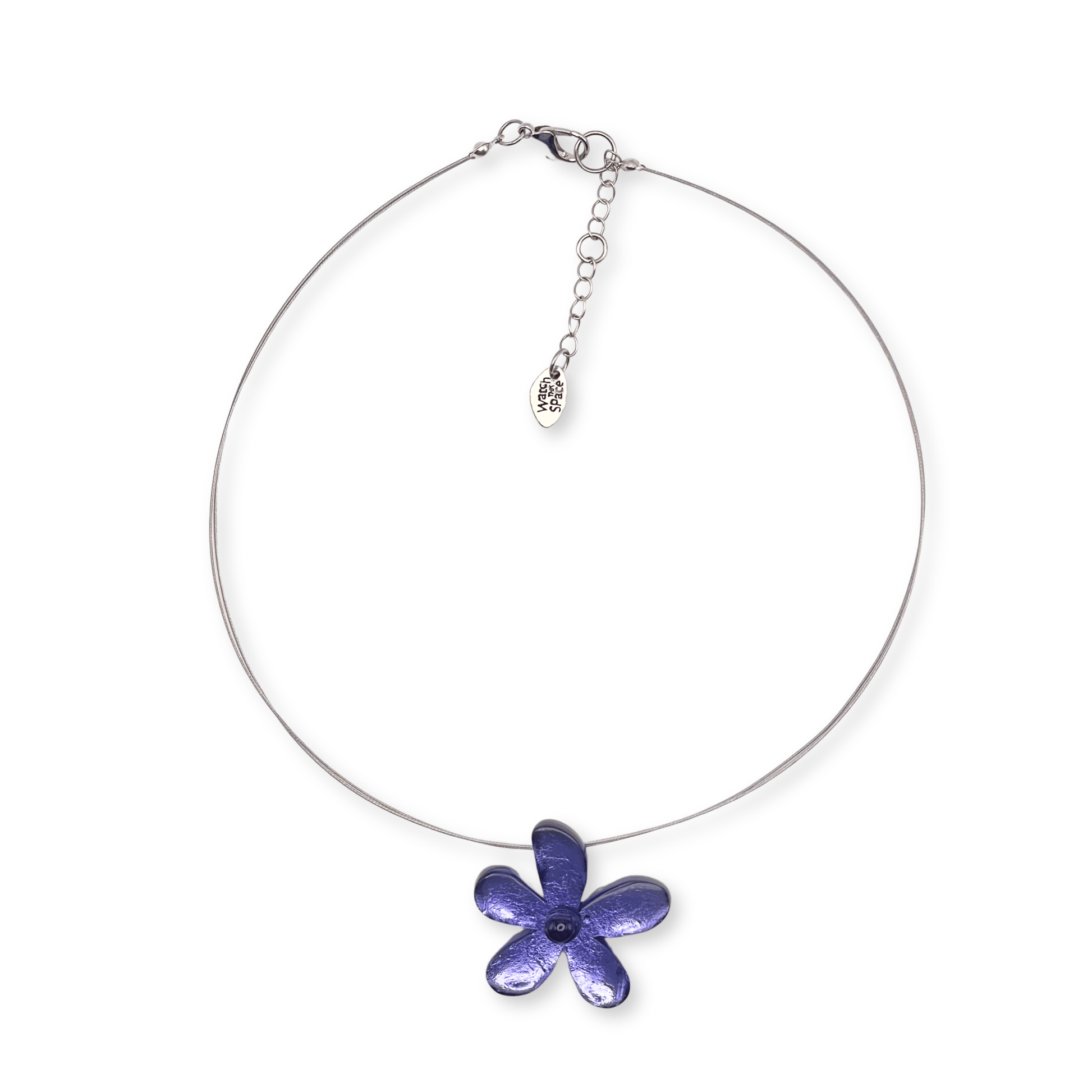 Lilac Flower Shiny Small Pendant