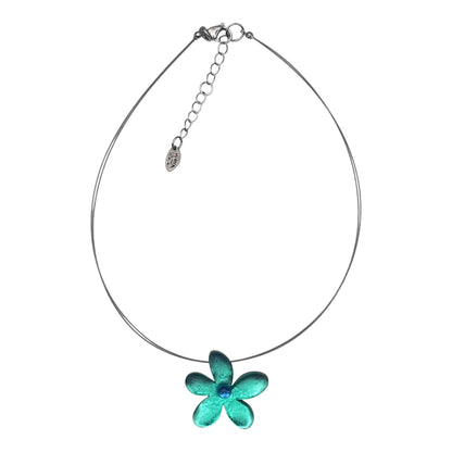 Mint Flower Shiny Small Pendant | The Jewellery Stop