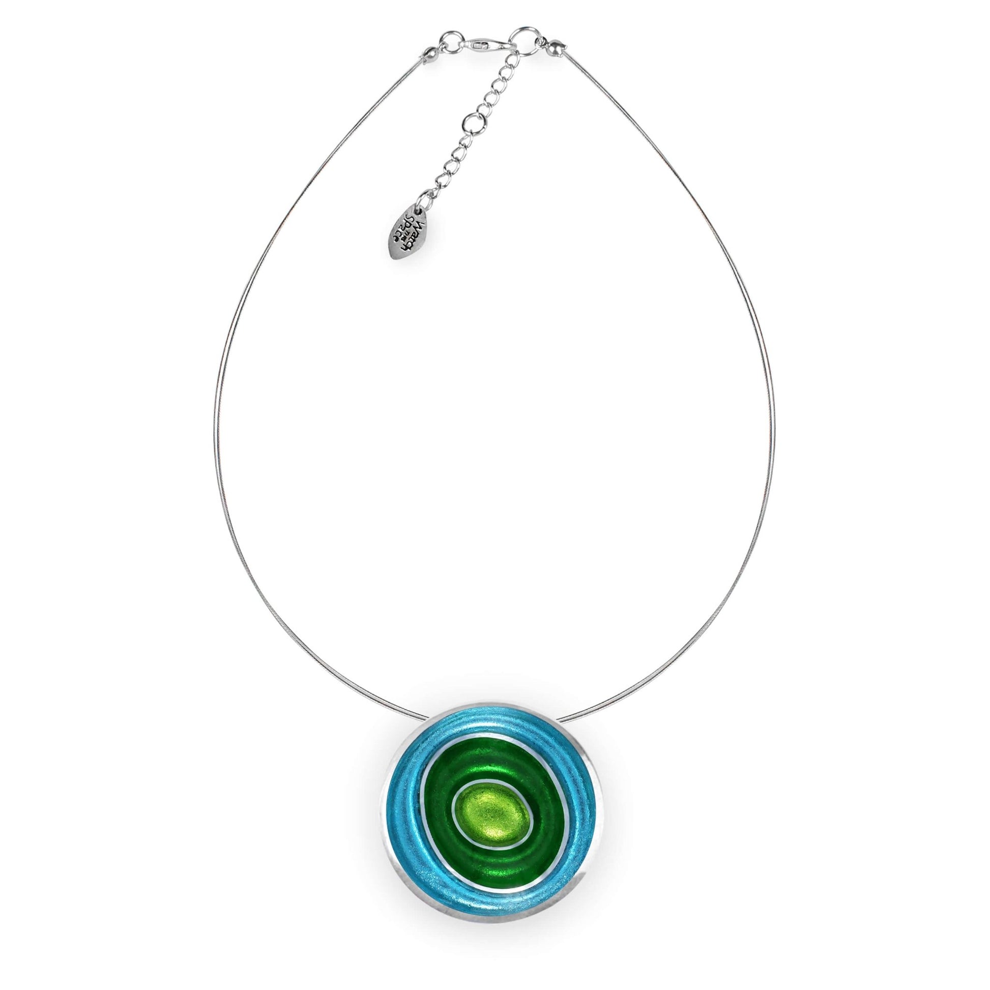 Neptune Organic Circles Shiny Pendant | The Jewellery Stop