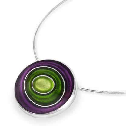 Nessie Organic Circles Shiny Pendant | The Jewellery Stop