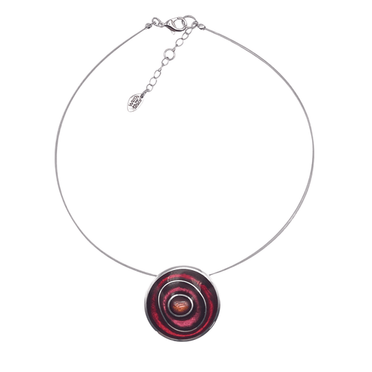 Maple Organic Circles Shiny Pendant | The Jewellery Stop