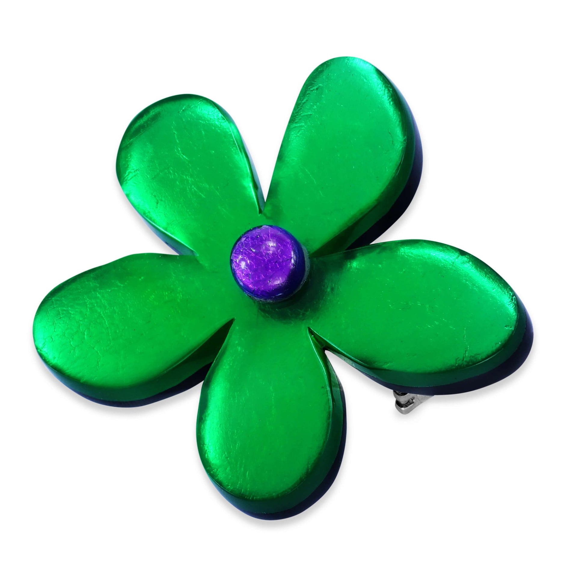 Aurora Flower Shiny Brooch | The Jewellery Stop