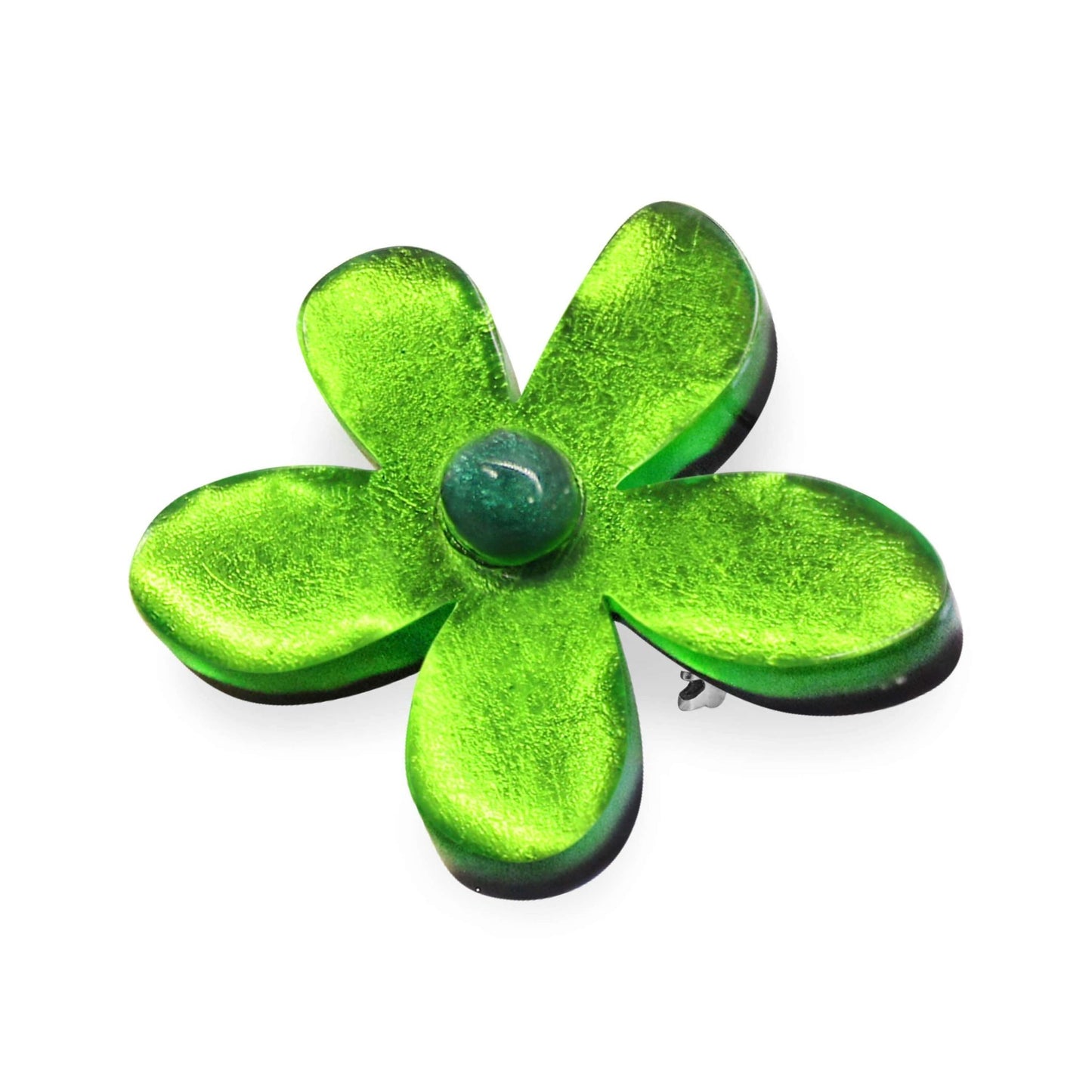 Lime Flower Shiny Brooch | The Jewellery Stop