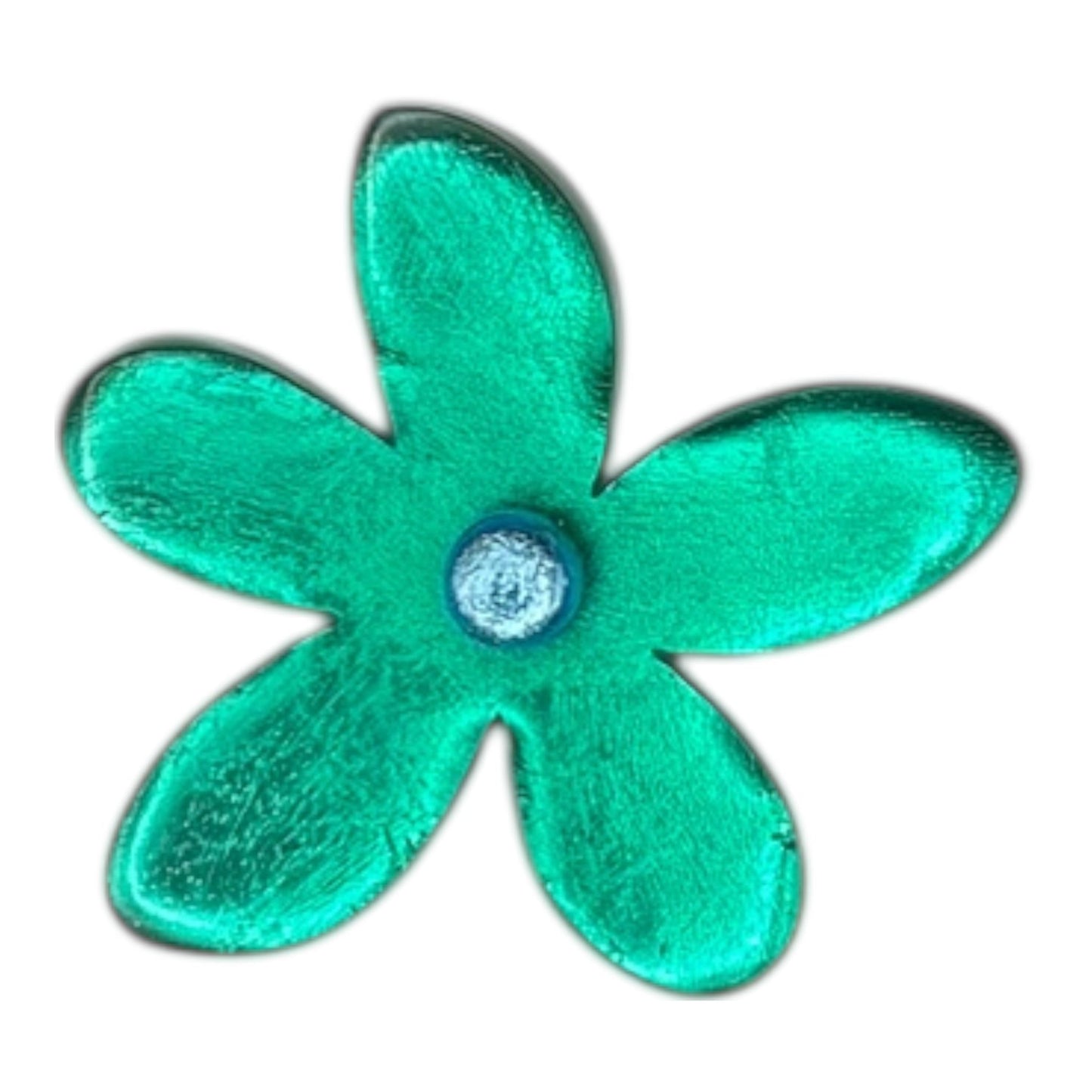 Mint Flower Shiny Brooch | The Jewellery Stop