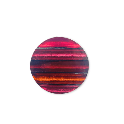 Maple Geometric Circles Shiny Brooch