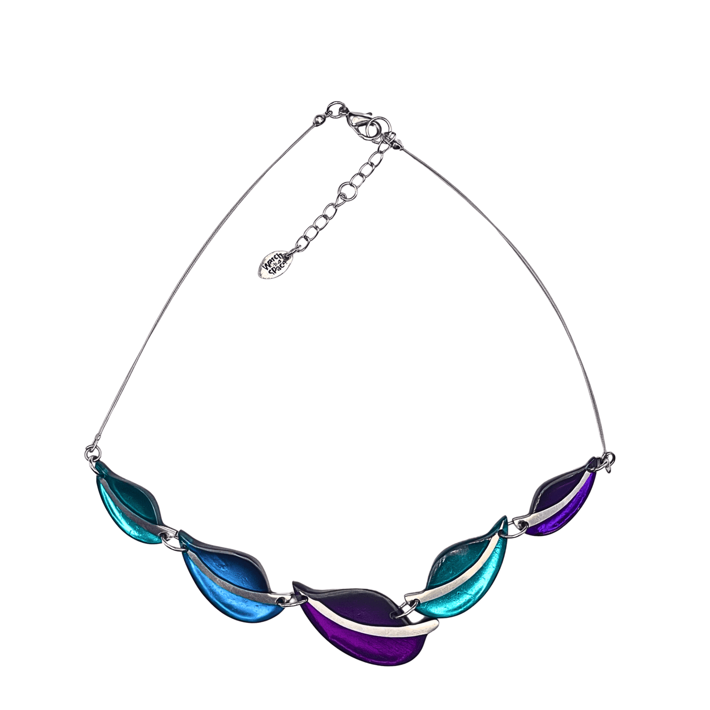 Peacock Leaf Shiny Necklace | The Jewellery Stop
