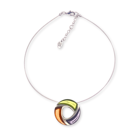 Sherbet Trisceli Shiny Pendant on Wire