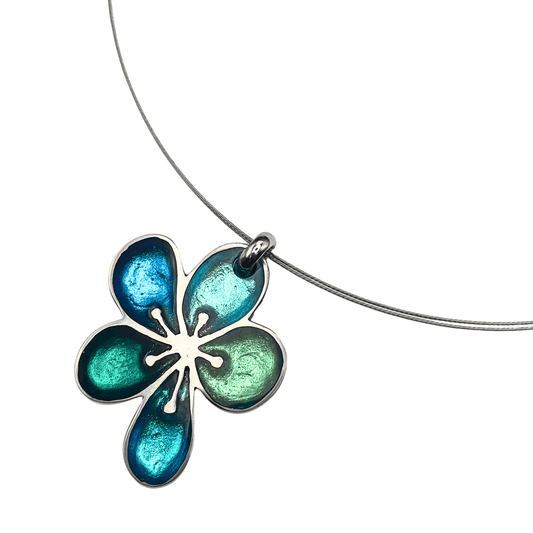 Turquoise Calachuchi Shiny Pendant | The Jewellery Stop