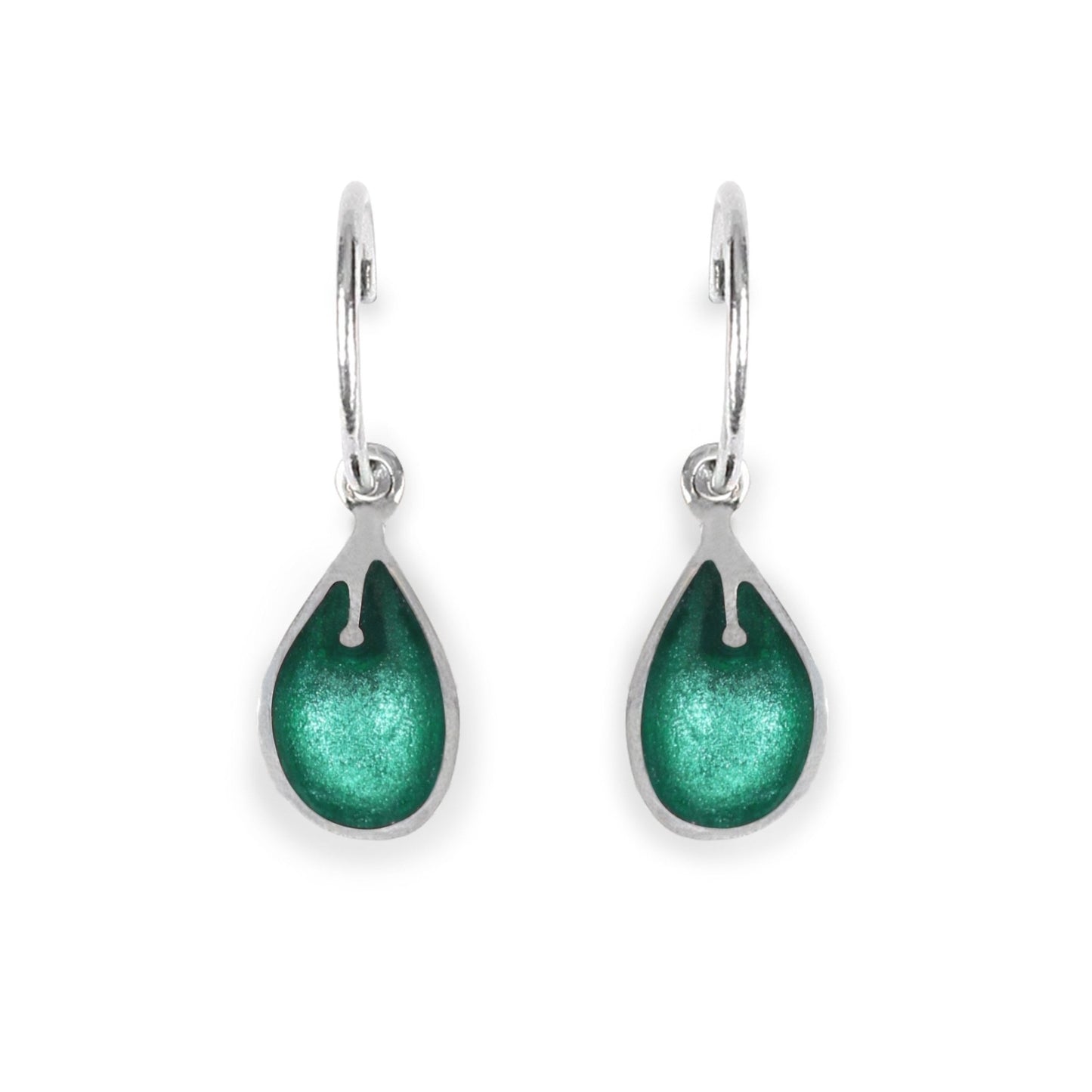 Verdigris Calachuchi Shiny Creole Earrings | The Jewellery Stop