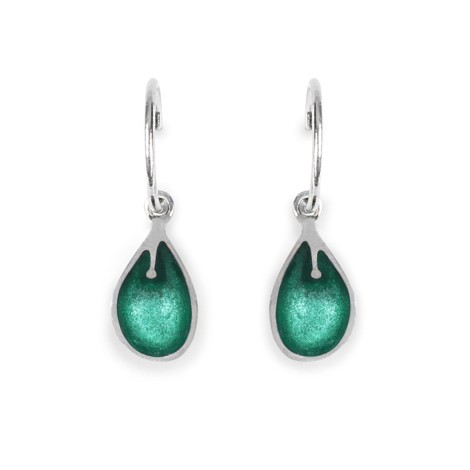Verdigris Calachuchi Shiny Creole Earrings | The Jewellery Stop