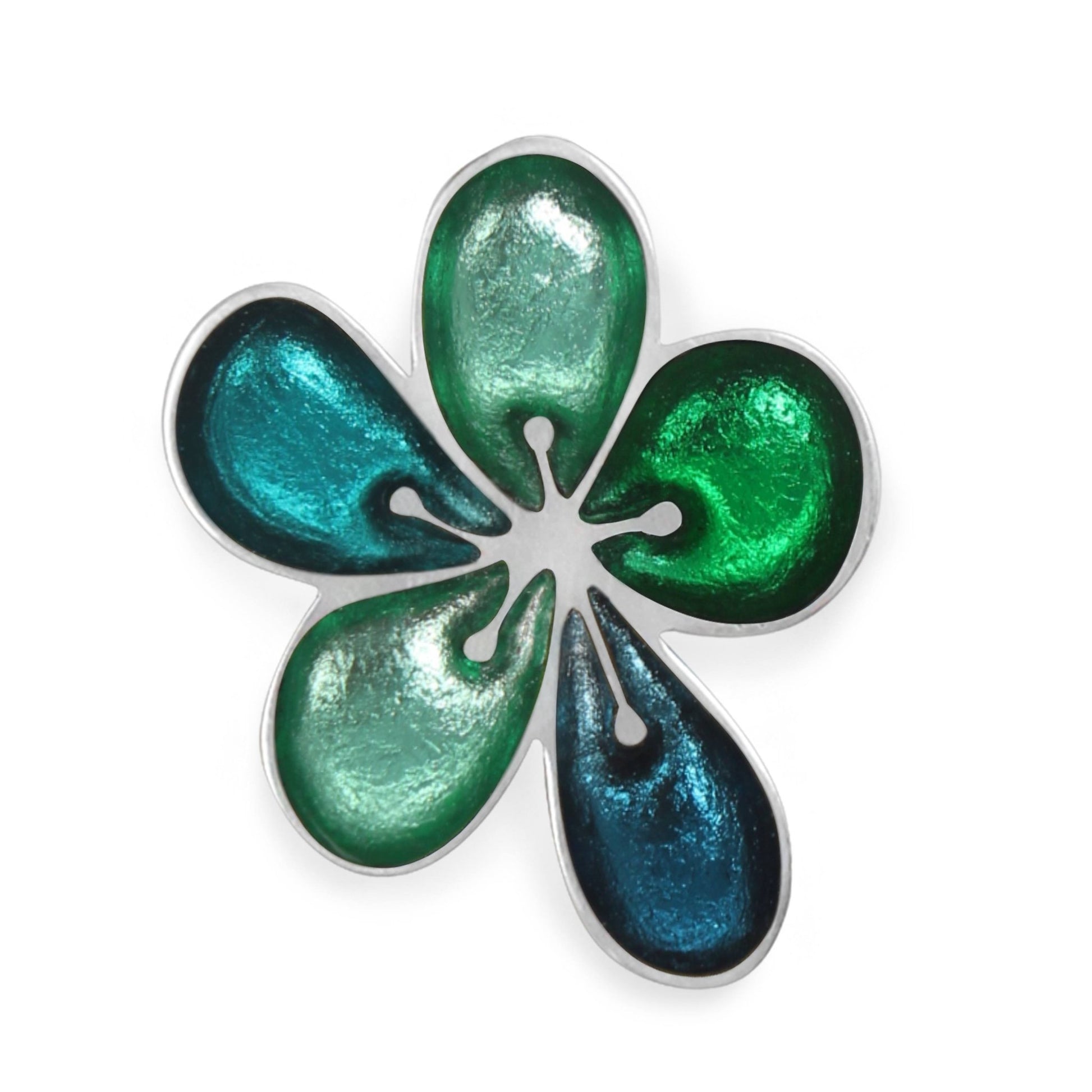 Verdigris Calachuchi Shiny Brooch | The Jewellery Stop