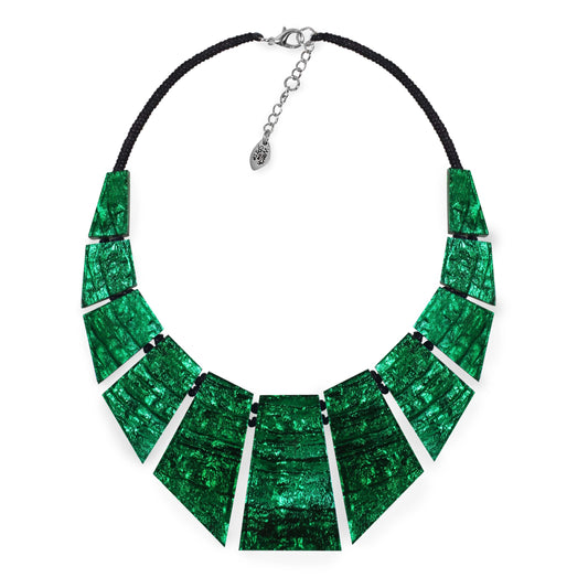 Emerald Aztec Pharaoh Necklace