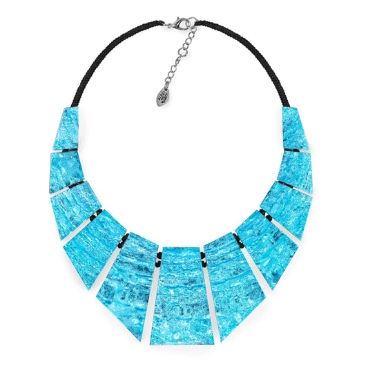 Light Turquoise Aztec Pharaoh Necklace | The Jewellery Stop