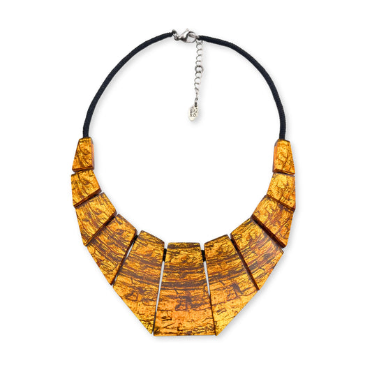 Mustard Aztec Pharaoh Necklace