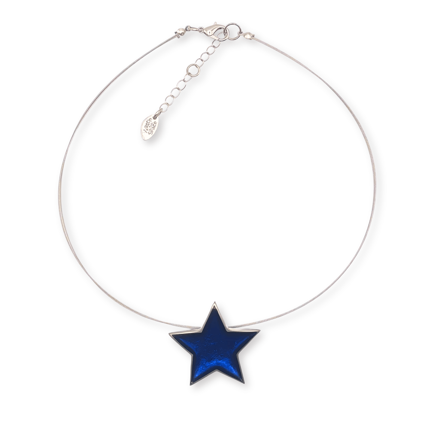 Ice Pewter Star Shiny Single Pendant