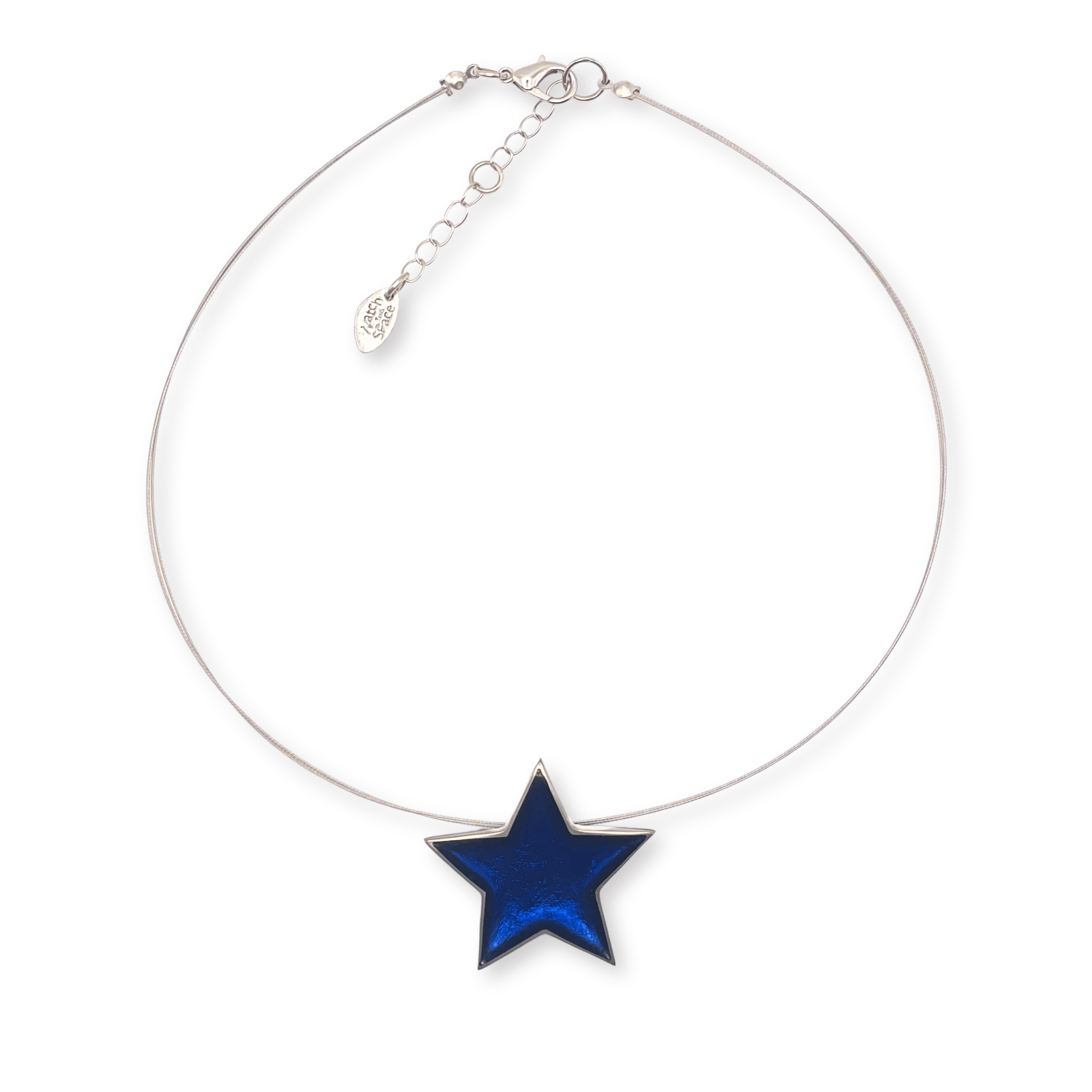 Ice Pewter Star Shiny Single Pendant