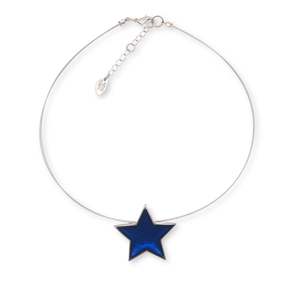 Ice Pewter Star Shiny Single Pendant
