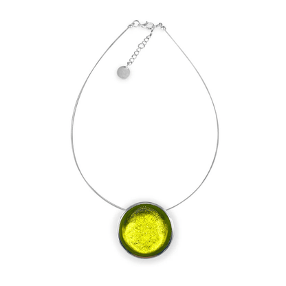 Citrus Aluminium Cabouchon Shiny Pendant | The Jewellery Stop