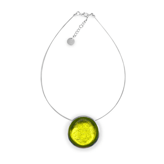 Citrus Aluminium Cabouchon Shiny Pendant | The Jewellery Stop
