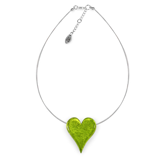Lime Cupid Shiny Pendant | The Jewellery Stop