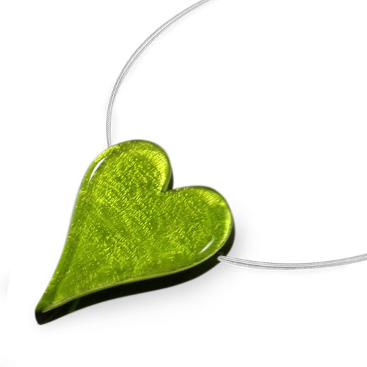 Lime Cupid Shiny Pendant | The Jewellery Stop