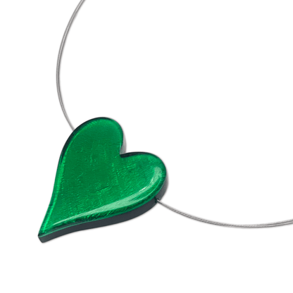 Emerald Cupid Shiny Pendant | The Jewellery Stop