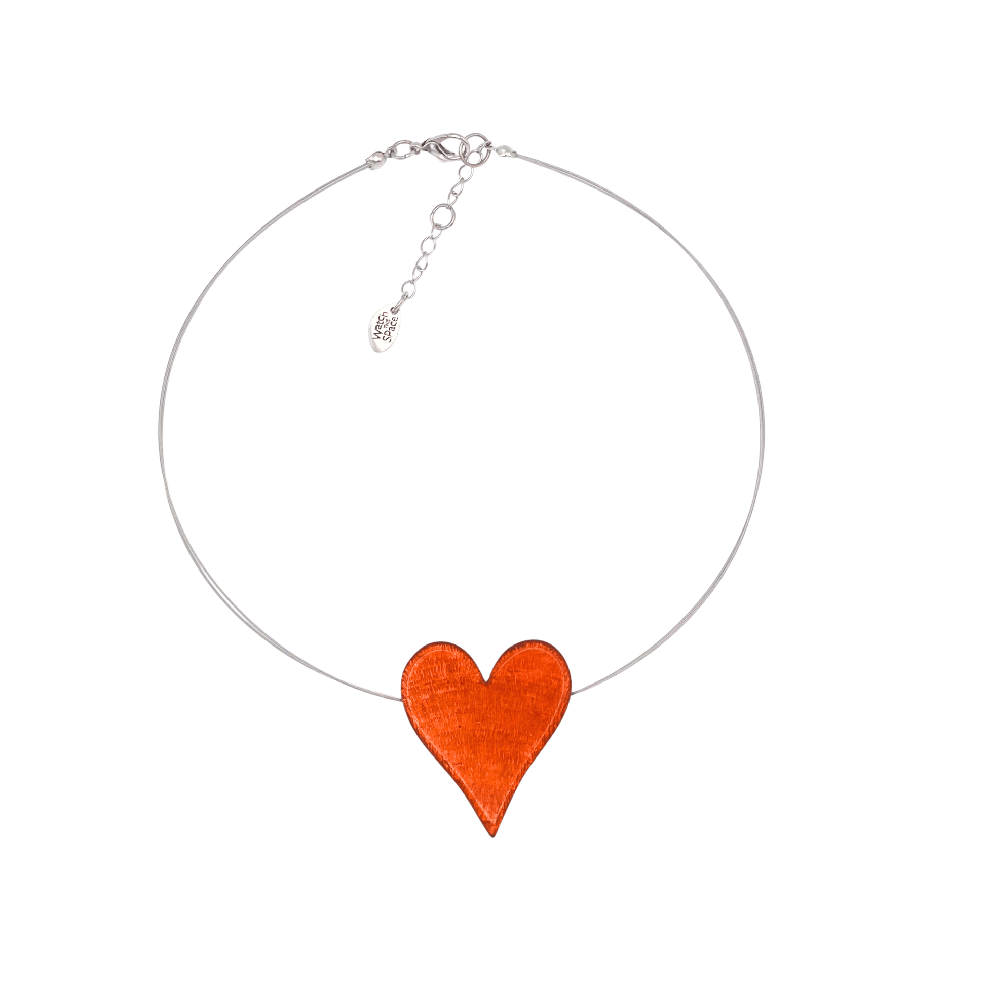 Orange Cupid Shiny Pendant | The Jewellery Stop