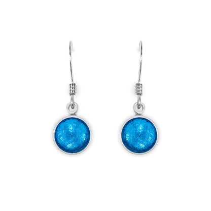 Aurora Aluminium Circles Shiny Fish Hook Earrings | The Jewellery Stop