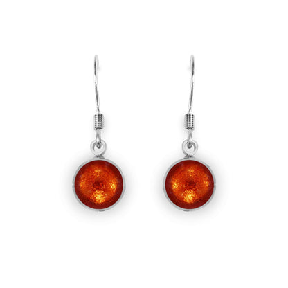 Chilli Aluminium Circles Shiny Fish Hook Earrings | The Jewellery Stop