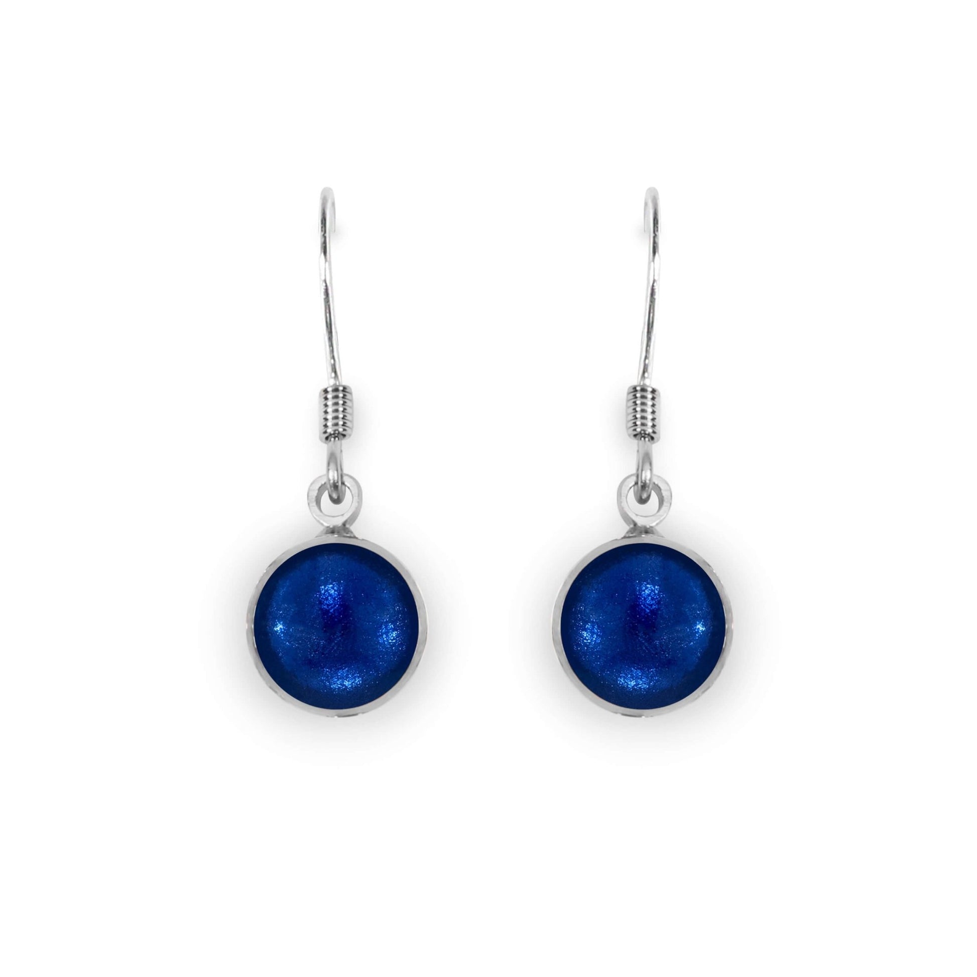 Pacific Aluminium Circles Shiny Fish Hook Earrings | The Jewellery Stop