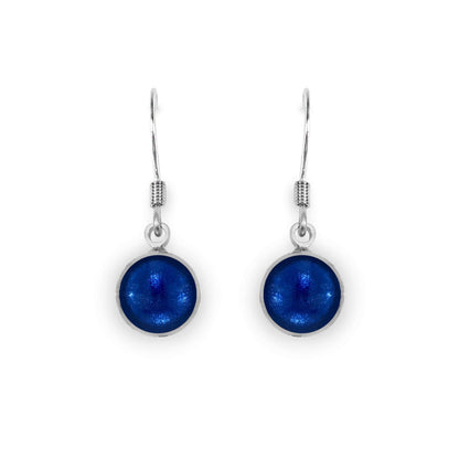Pacific Aluminium Circles Shiny Fish Hook Earrings | The Jewellery Stop