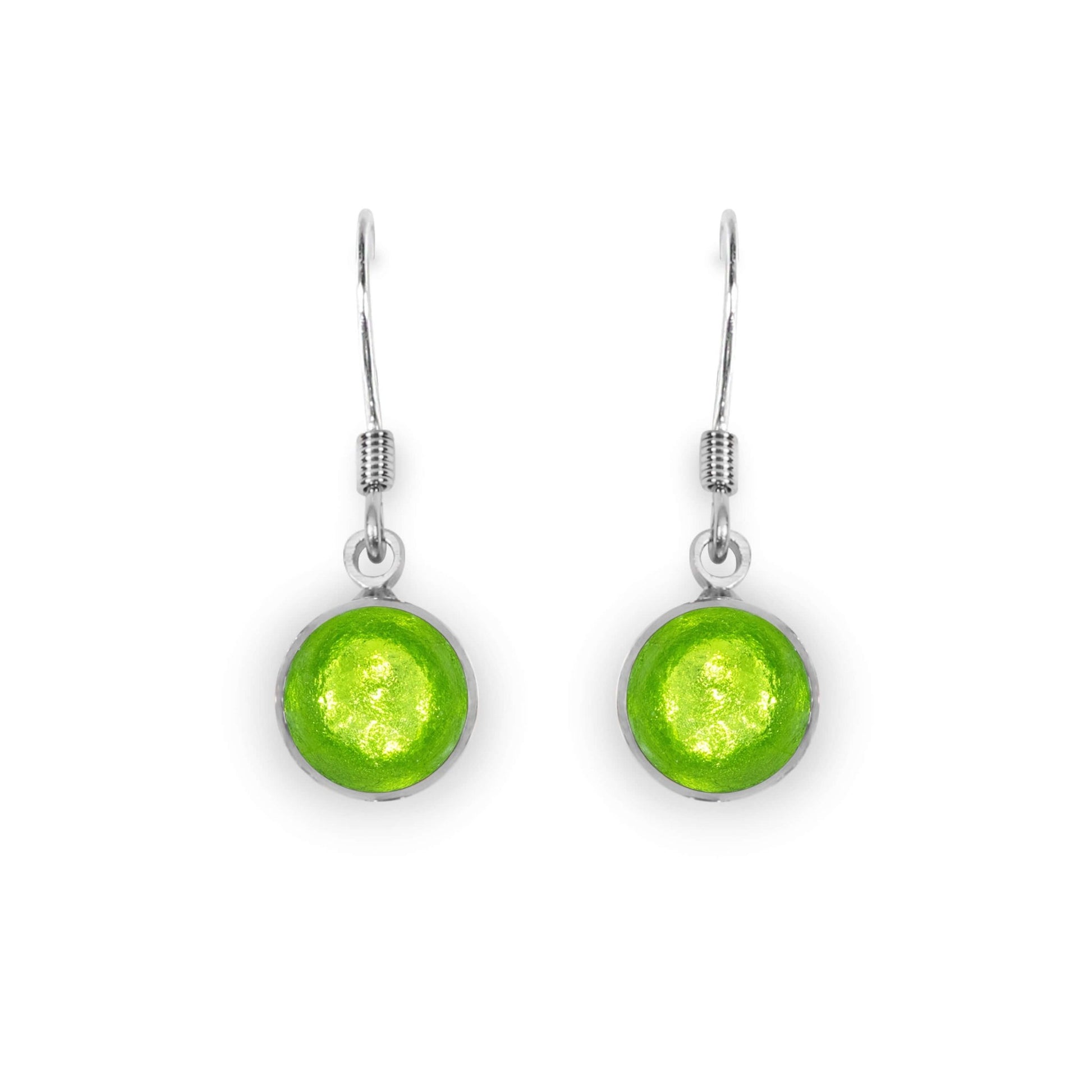 Zest Aluminium Circles Shiny Fish Hook Earrings | The Jewellery Stop