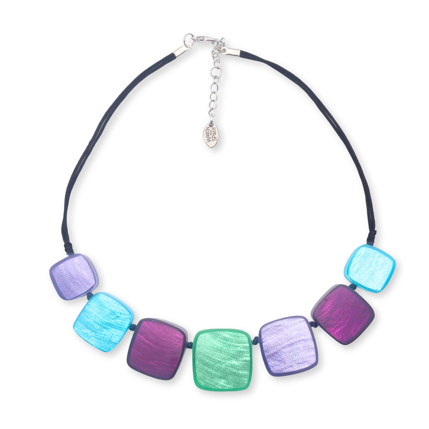 Bluebell Tiles Shiny Necklace