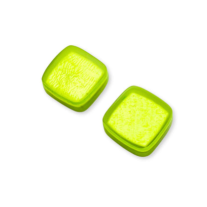 Kiwi Tiles Shiny Large Stud Earrings
