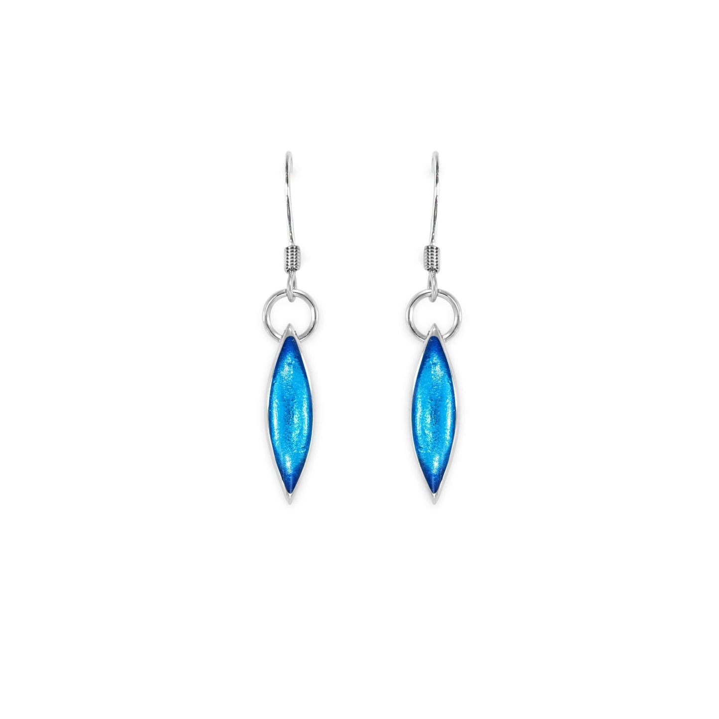 Aurora Pewter Petals Fish Hook Earrings | The Jewellery Stop