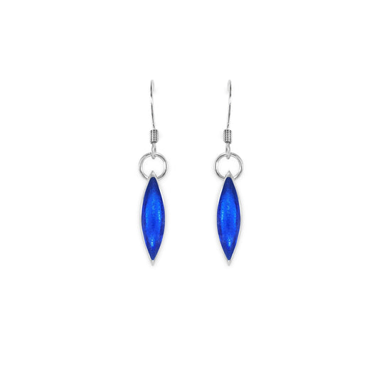 Azure Pewter Petals Fish Hook Earrings | The Jewellery Stop